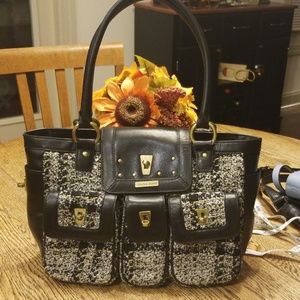 Charles David Tweed 3 Compartment Bag